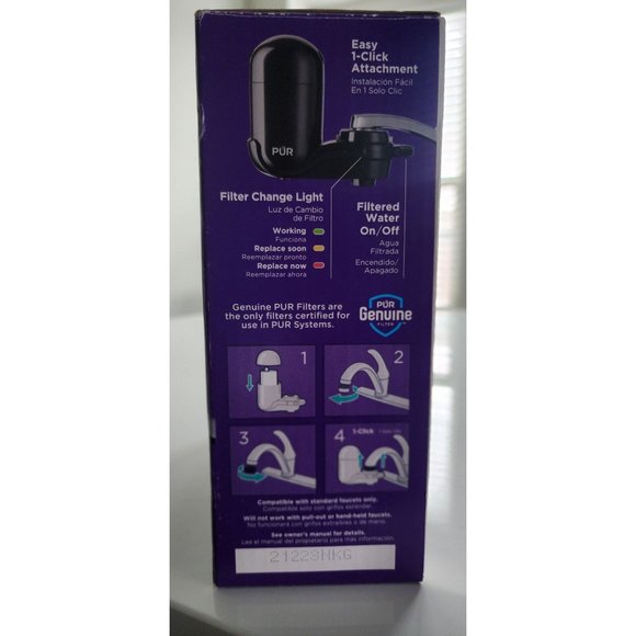 PUR® black Basic Faucet-Mount Water Filtration System - Picture 10 of 12